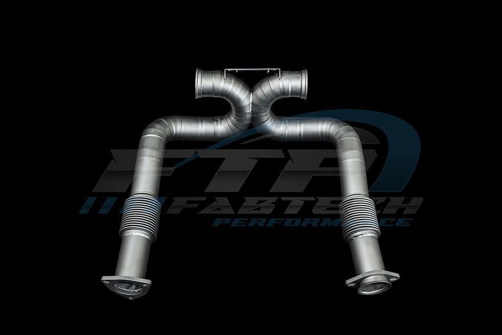 Thumbnail: Fabtech 2020+ Corvette C8 Titanium Exhaust- Ti Pure Finish