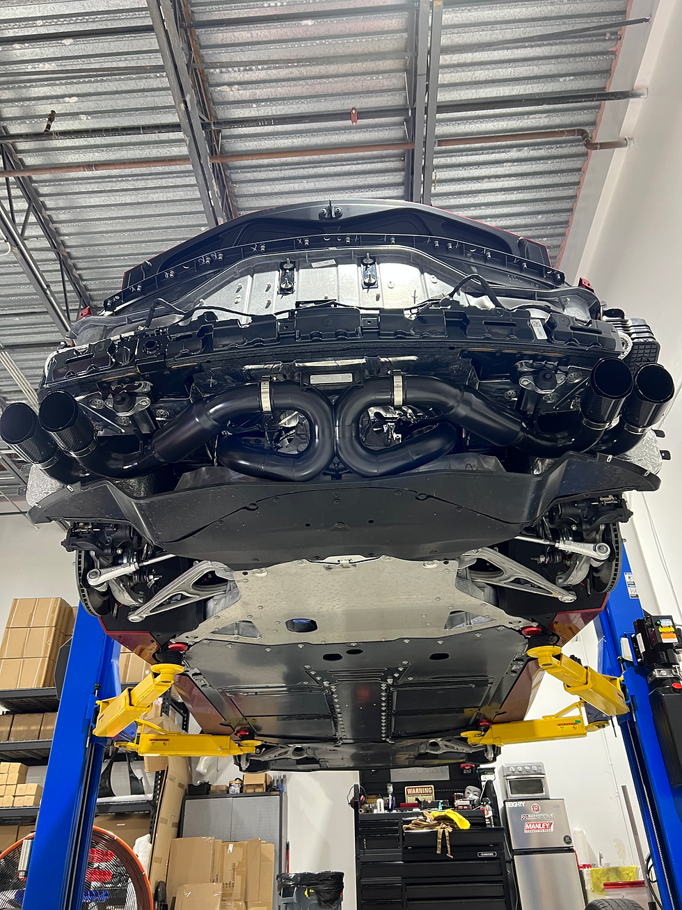Thumbnail: FABTECH C8 PERFORMANCE EXHAUST BLACK COATED