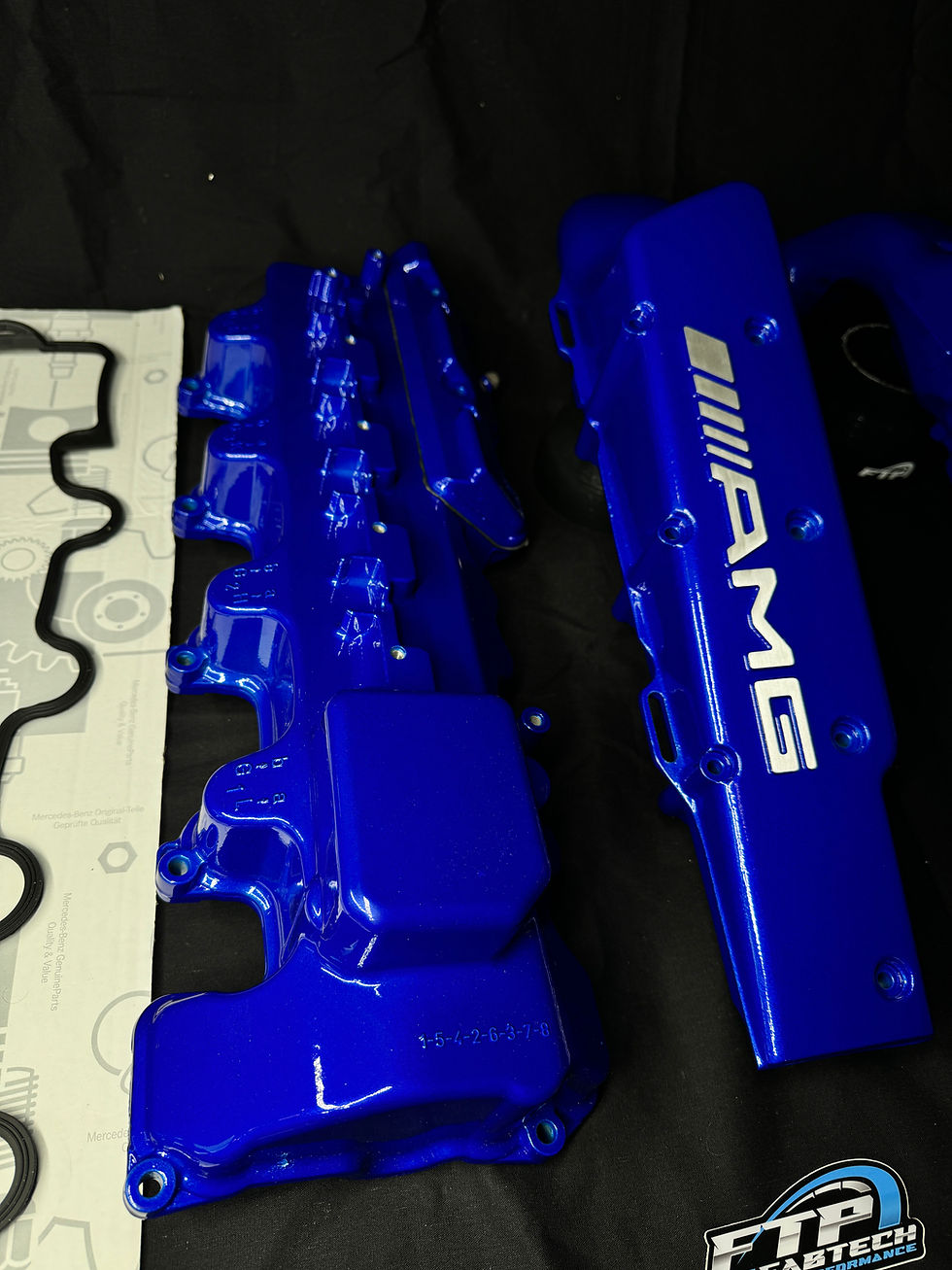 Thumbnail: M113K Valve Covers & Surge Tank Coating-BLUE METALLIC BLUEBERRY