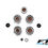 Thumbnail: Fabtech CLEAR 5 Piece Complete Idler Set
