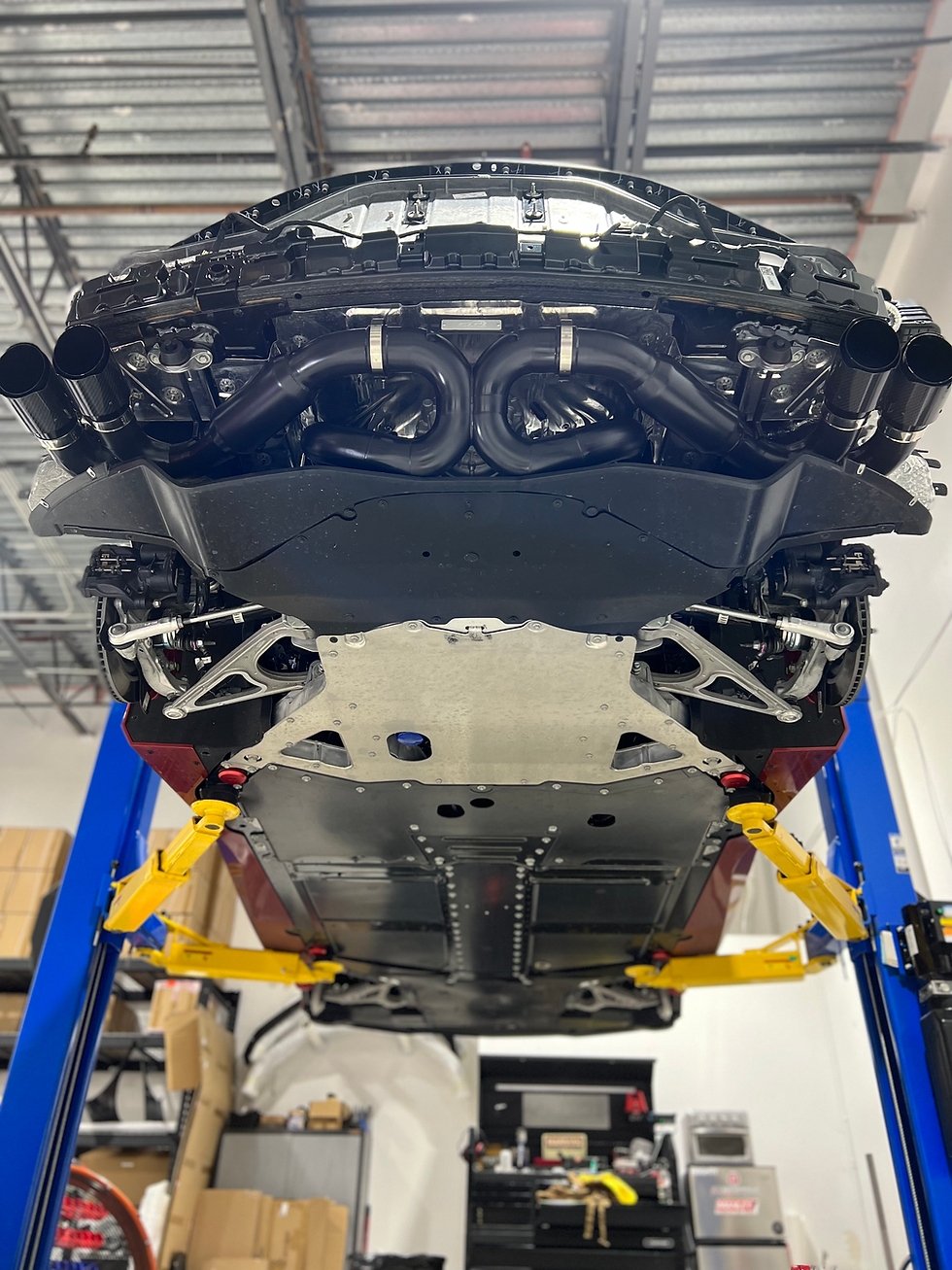 Thumbnail: FABTECH C8 PERFORMANCE EXHAUST BLACK COATED