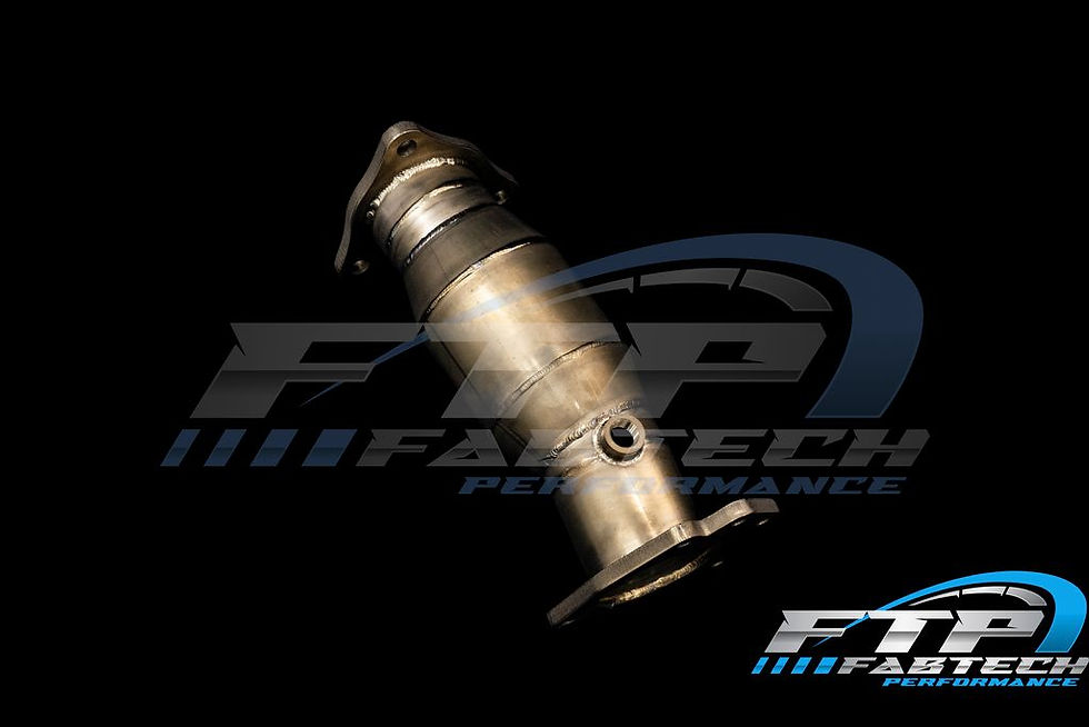 Thumbnail: FABTECH C8 CORVETTE HIGH FLOW CATS T1 TITANIUM GOLD