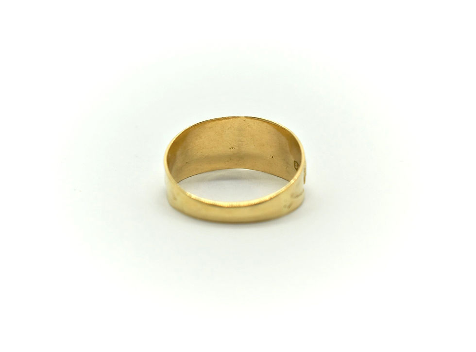 Thumbnail: 22ct Gold MIZPAH Ring C.1890
