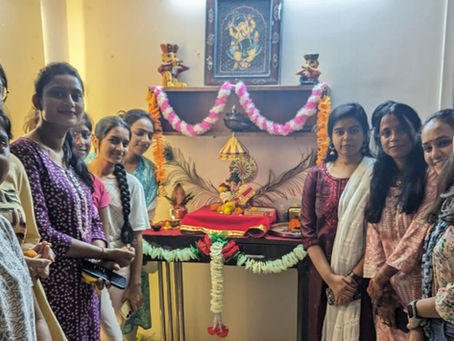 Celebrating events at Oasis Girls Hostel Indore