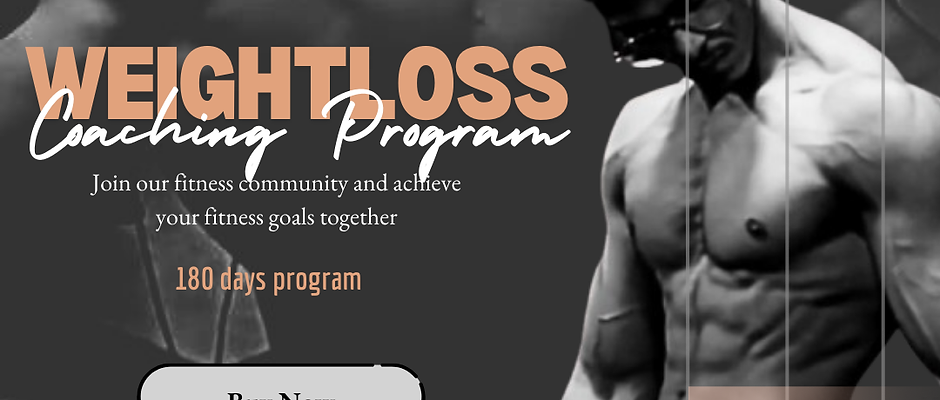 Weightloss Coaching Program - 180 days