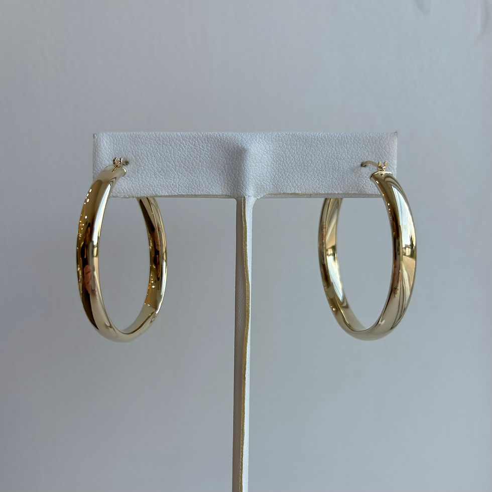 Thumbnail: 14K GOLD HOOPS