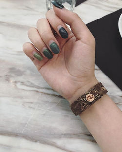 SS18 _ MORI - Coffee x Gold Cork Bracelet_#naturalwitreess18 #mori