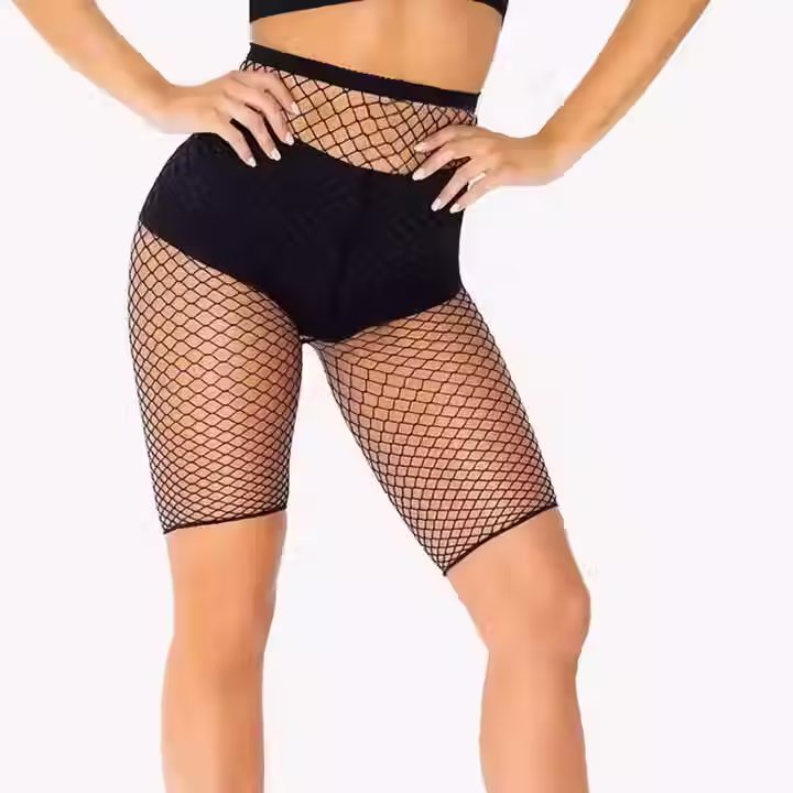 Fishnet Shorts Long