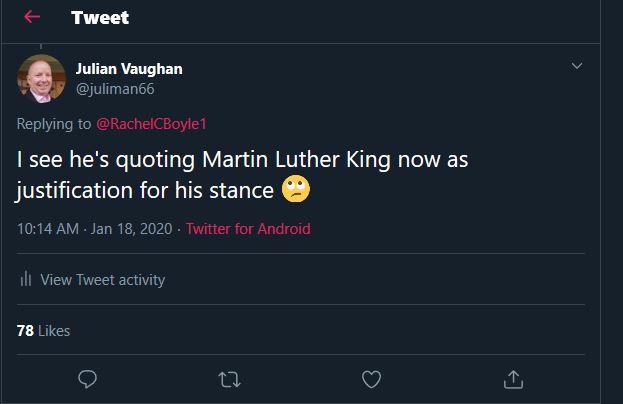 Controversial Tweet