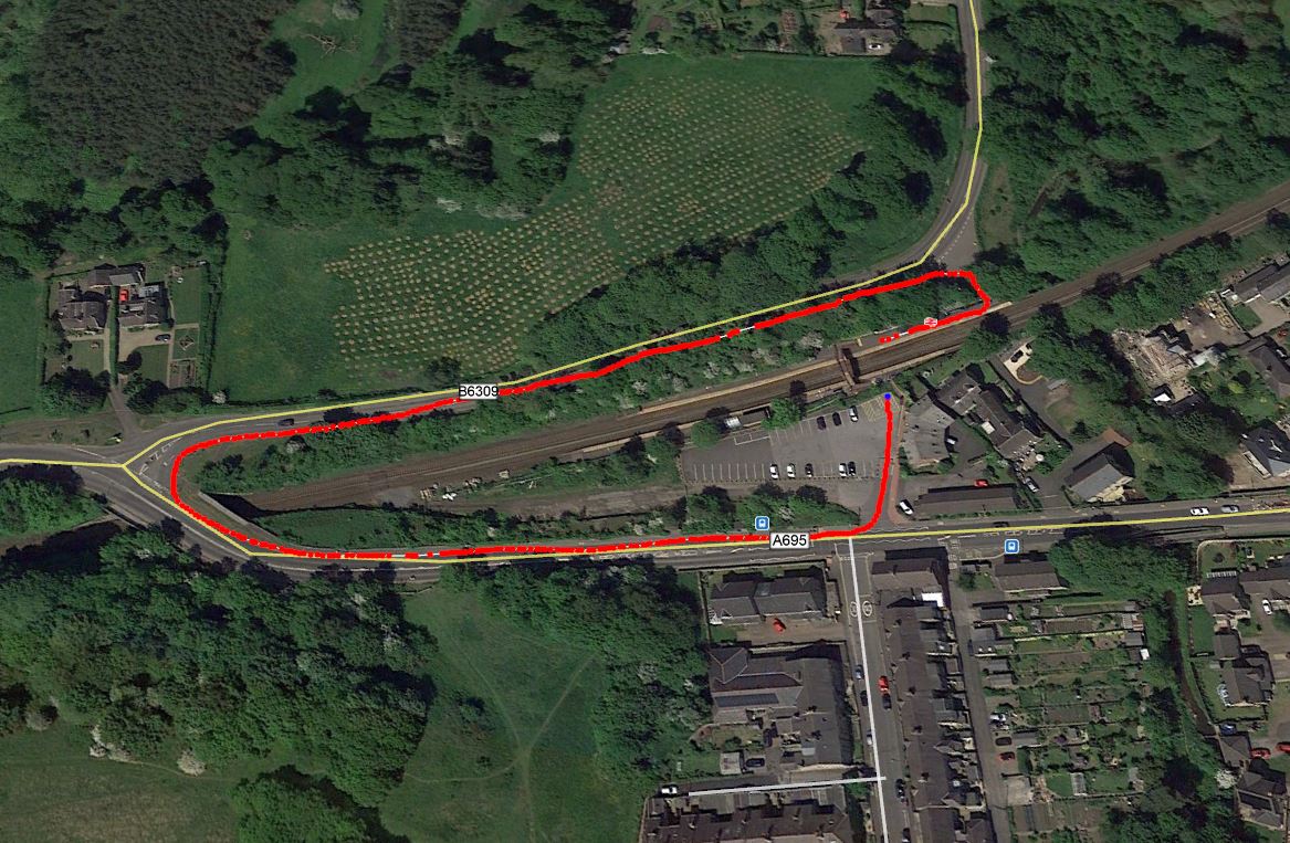 Stocksfield SFA Route