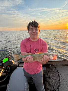 fishing on Lake Winnipeg