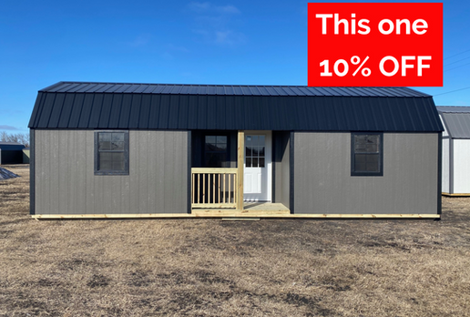 12x32 Center Lofted Cabin