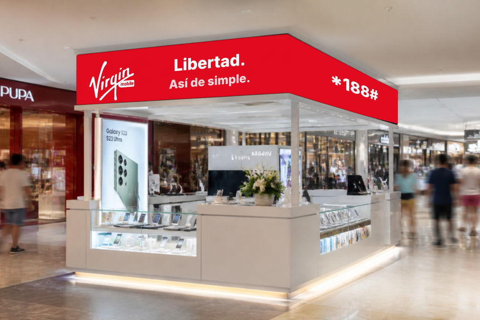 Virgin Mobile México — kiosco