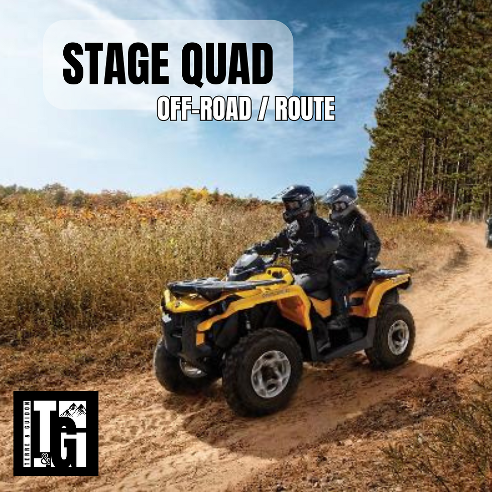 Stage prise en main quad