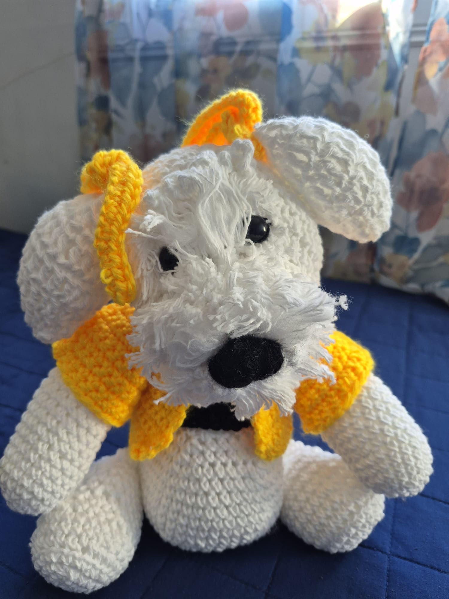 Chien décoratif au crochet