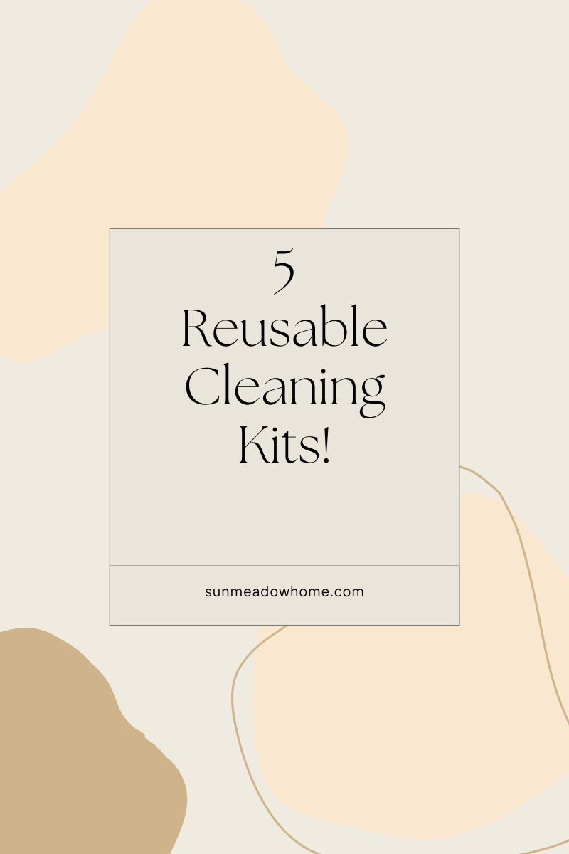5 reusable cleaning kits