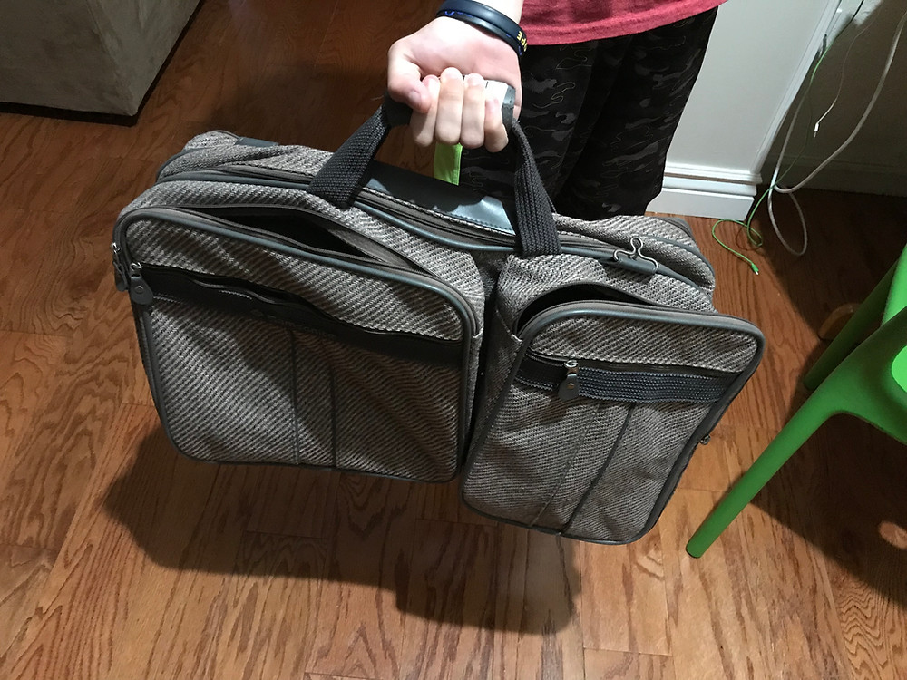 Samsonite bag from goodwill