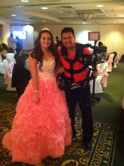 Con la bella Sharon en sus Quinceaños, siempre en los mejores eventos GA VIDEO DIGITAL