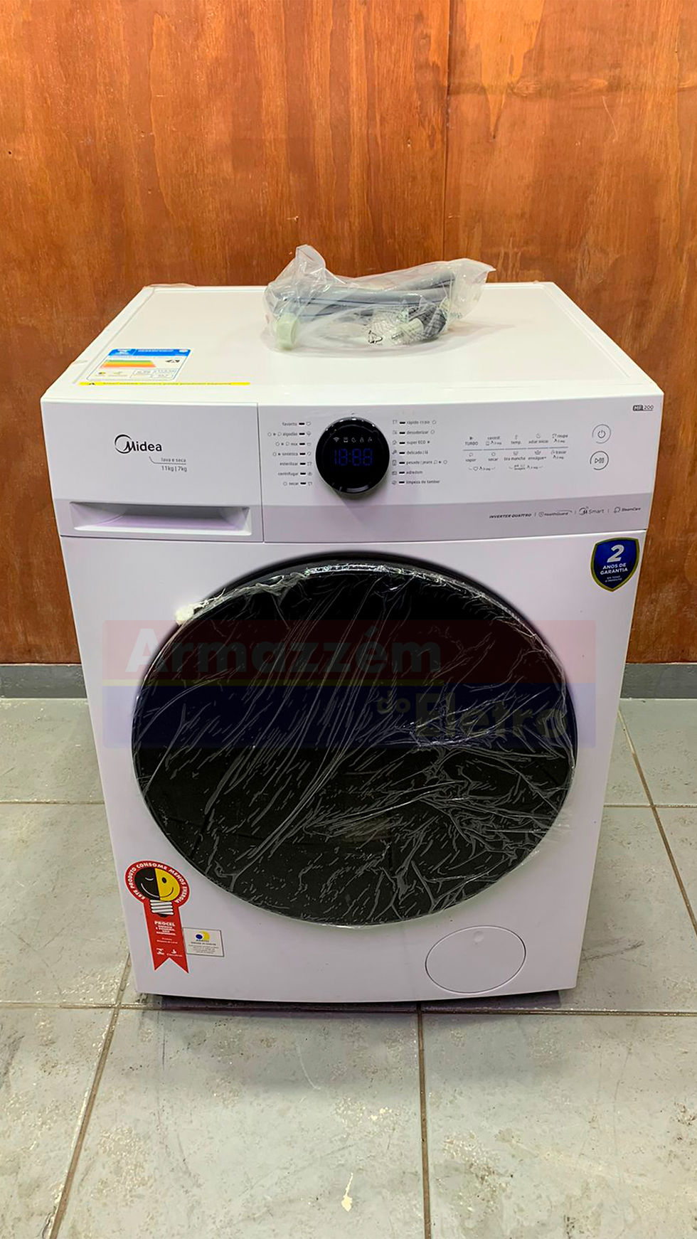 Lava e Seca Midea 11kg HealthGuard MF200D110WB (127v)