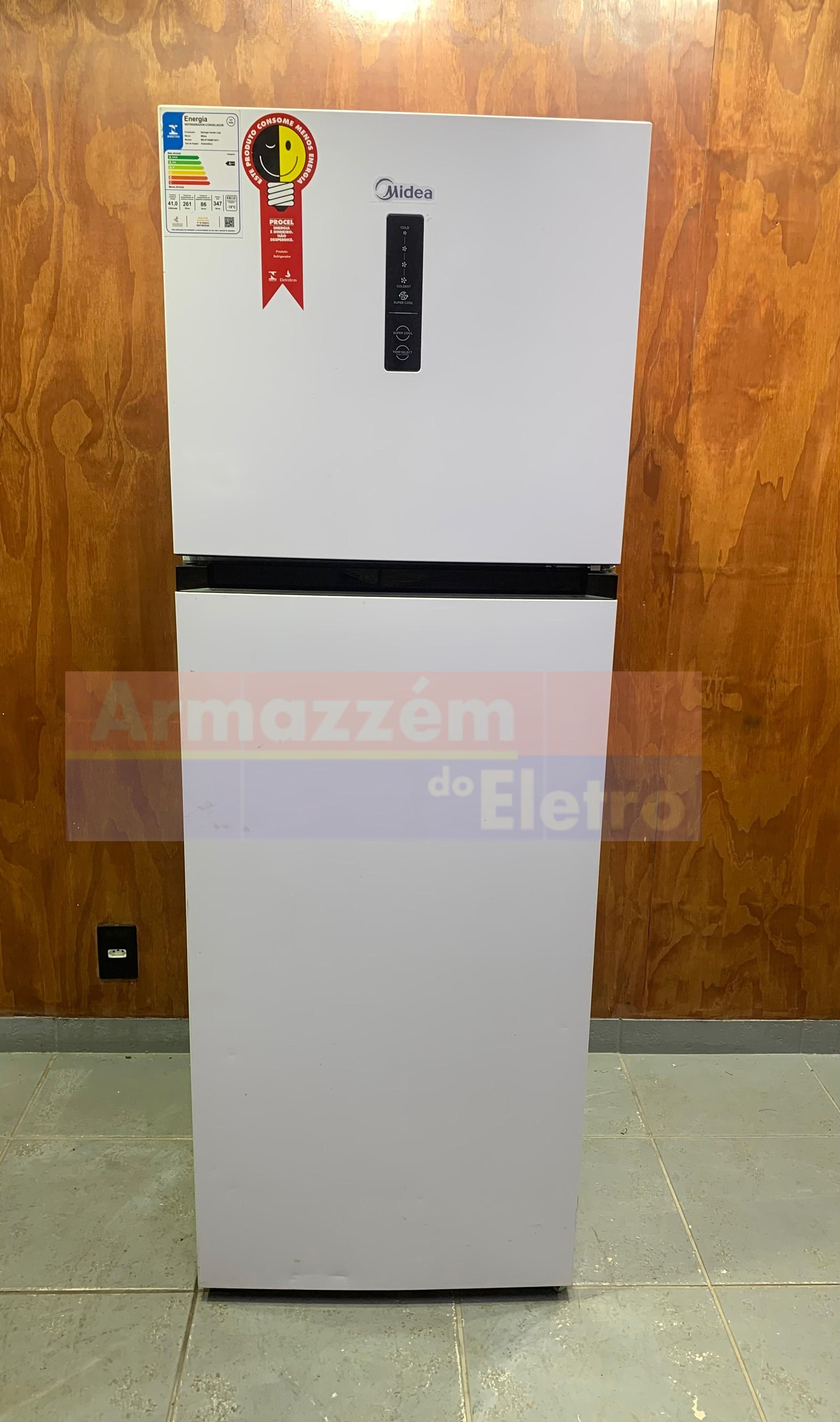 Refrigerador Midea duplex Frost Free 347L -127v