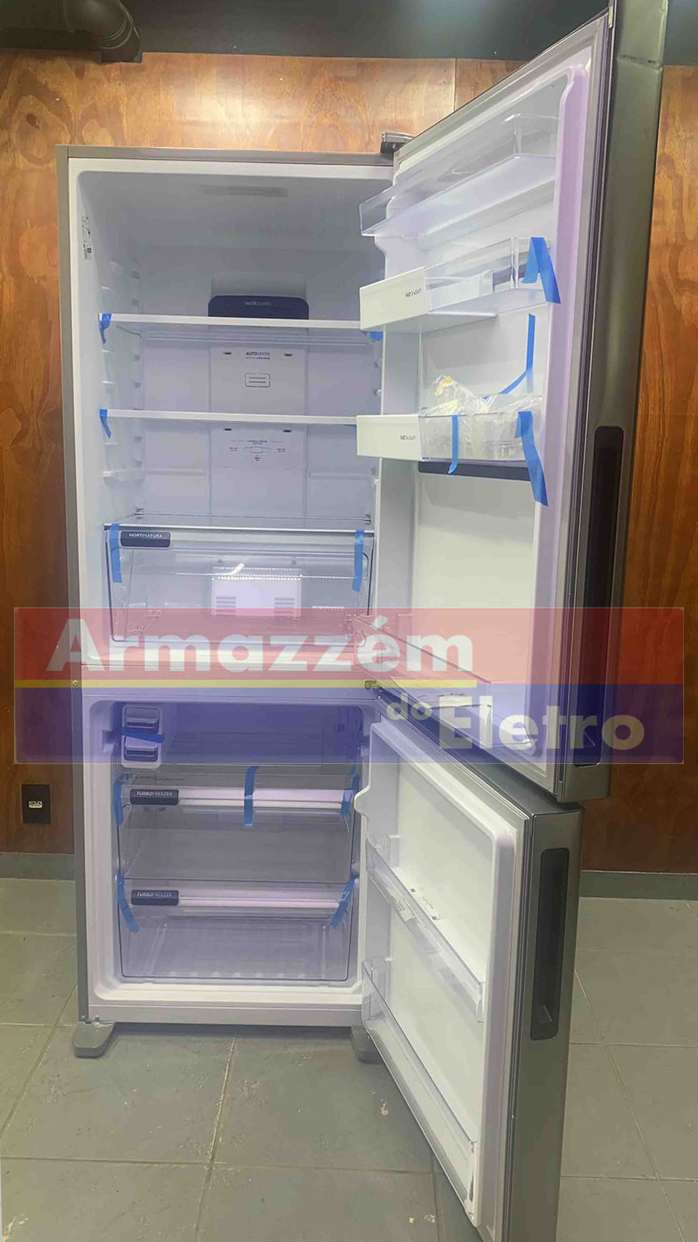 Miniatura: Geladeira Electrolux IB7S Inverse Efficient com AutoSense Inox -220v