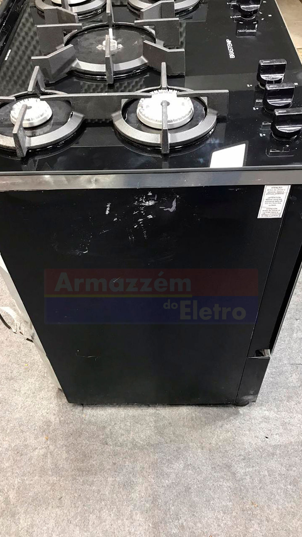 Miniatura: Fogão de Piso Brastemp BFS5VCE 5 Bocas Acendimento Automático