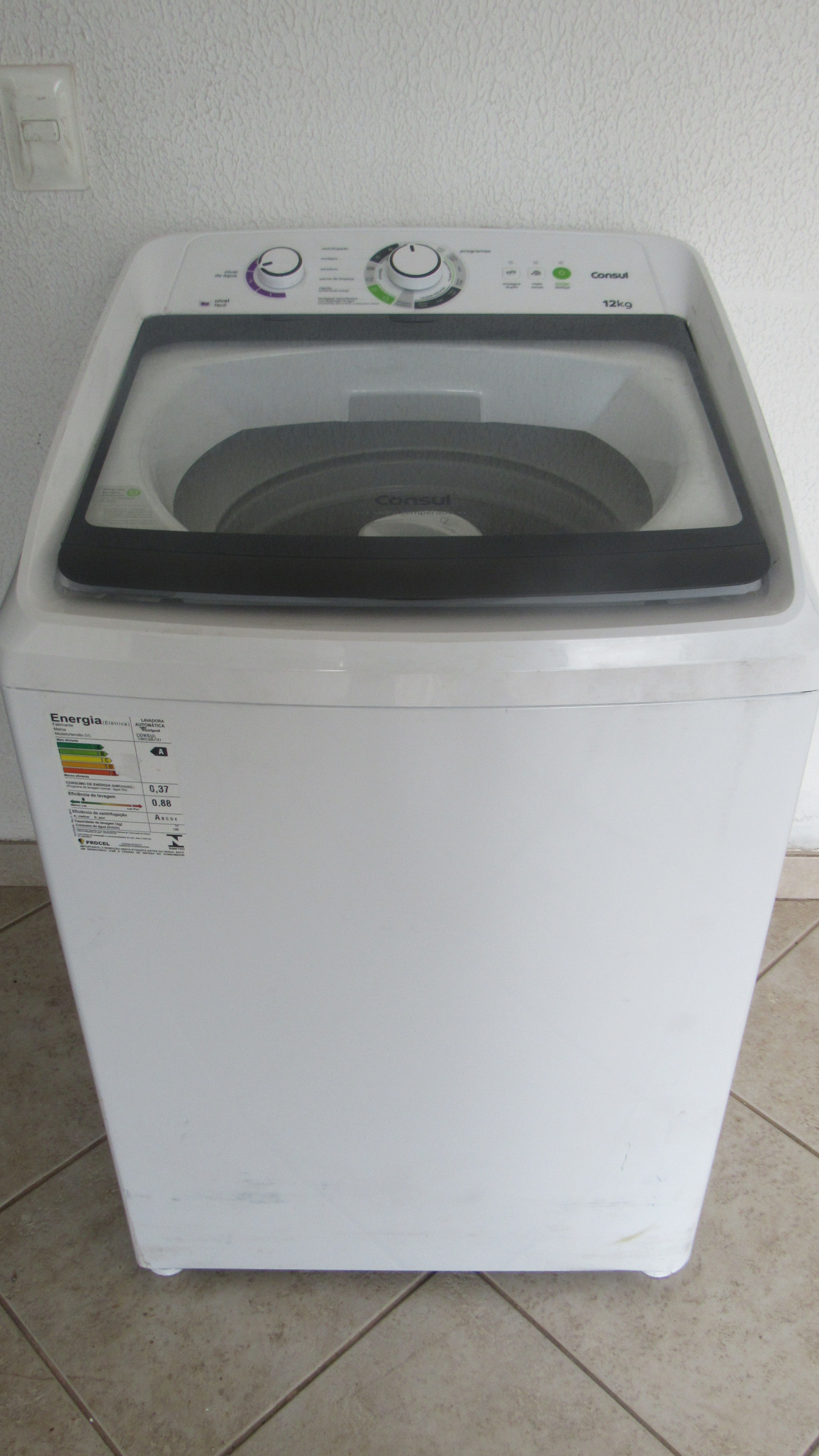 Lavadora Consul 12kg CWH12AB