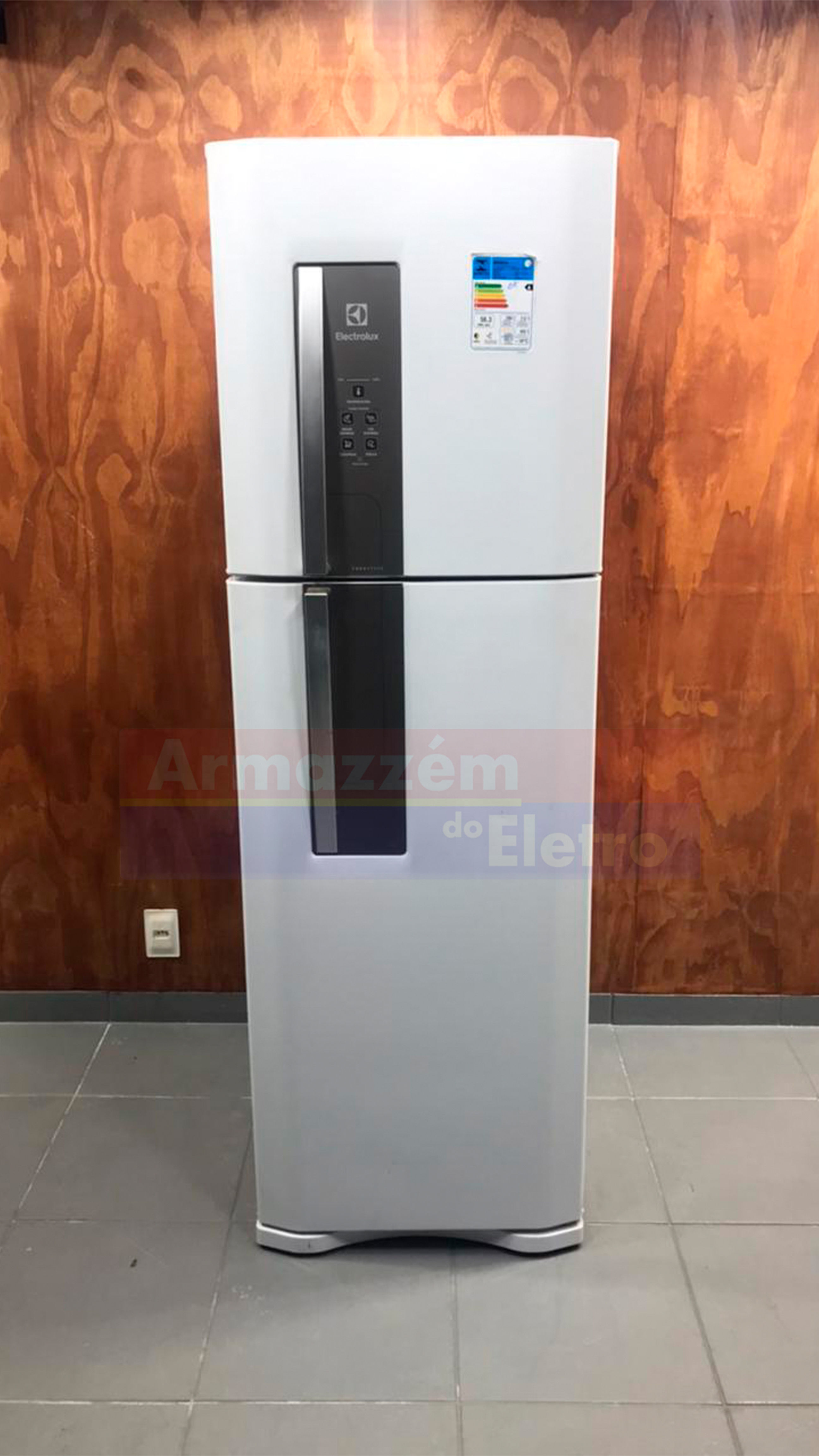 Geladeira Electrolux DF44 Frost Free Duplex 402 Litros Painel Blue Touch