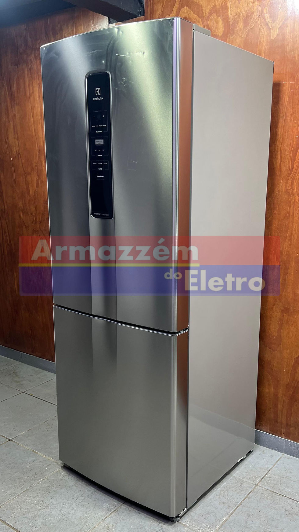 Miniatura: Refrigerador Electrolux Inverse/Inverter Efficient com AutoSense Inox 490L- 127v