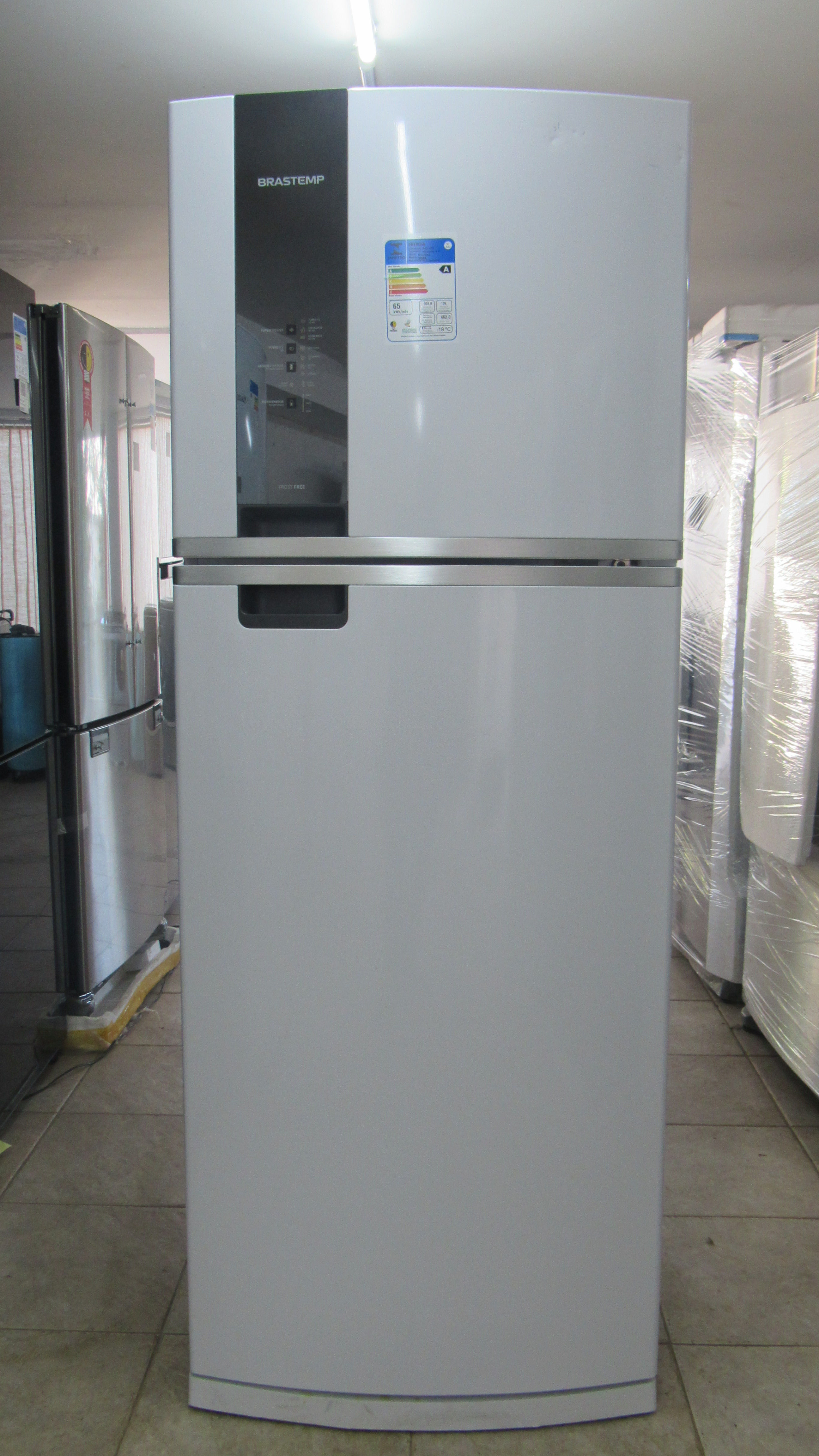 Geladeira Brastemp BRM56AB Frost Free Duplex 462 Litros Painel Eletrônico