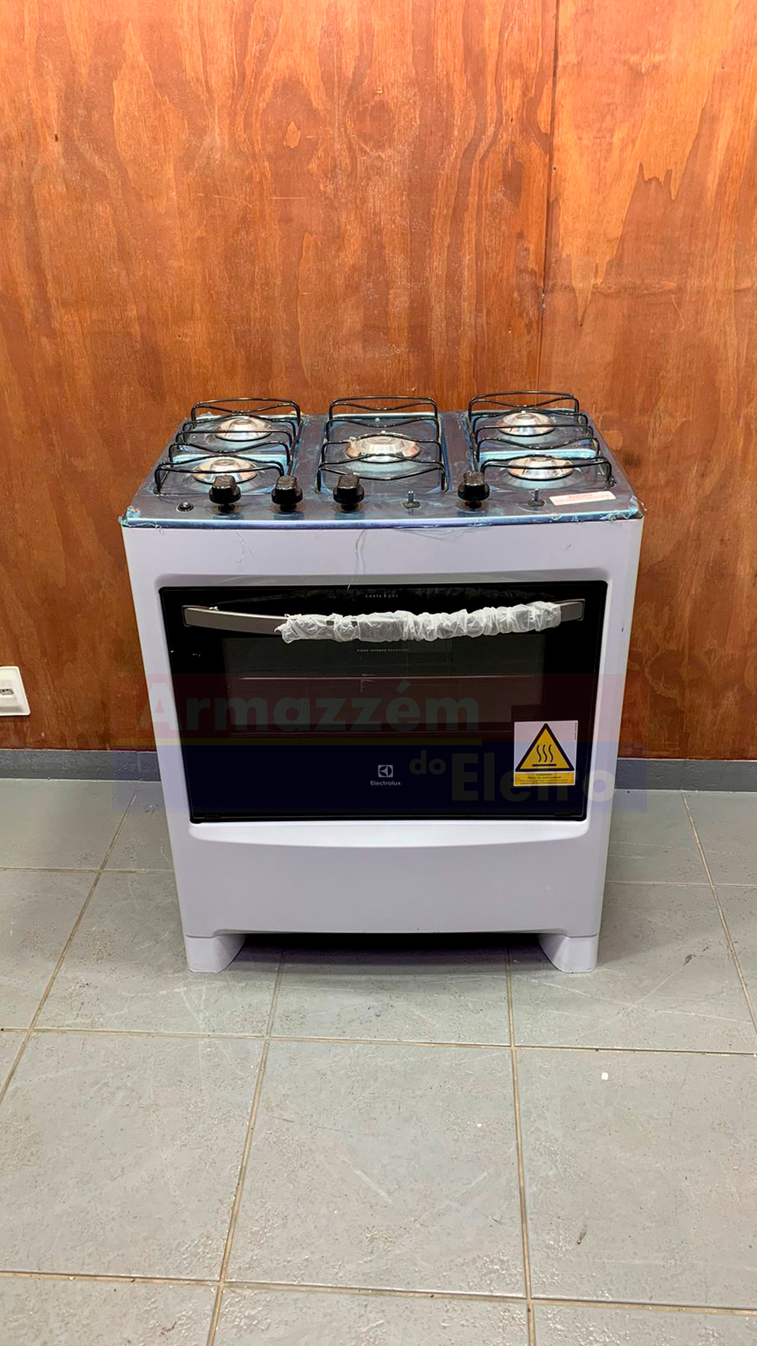 Fogão de Piso Electrolux 76LBU 5 Bocas Acendimento Automático