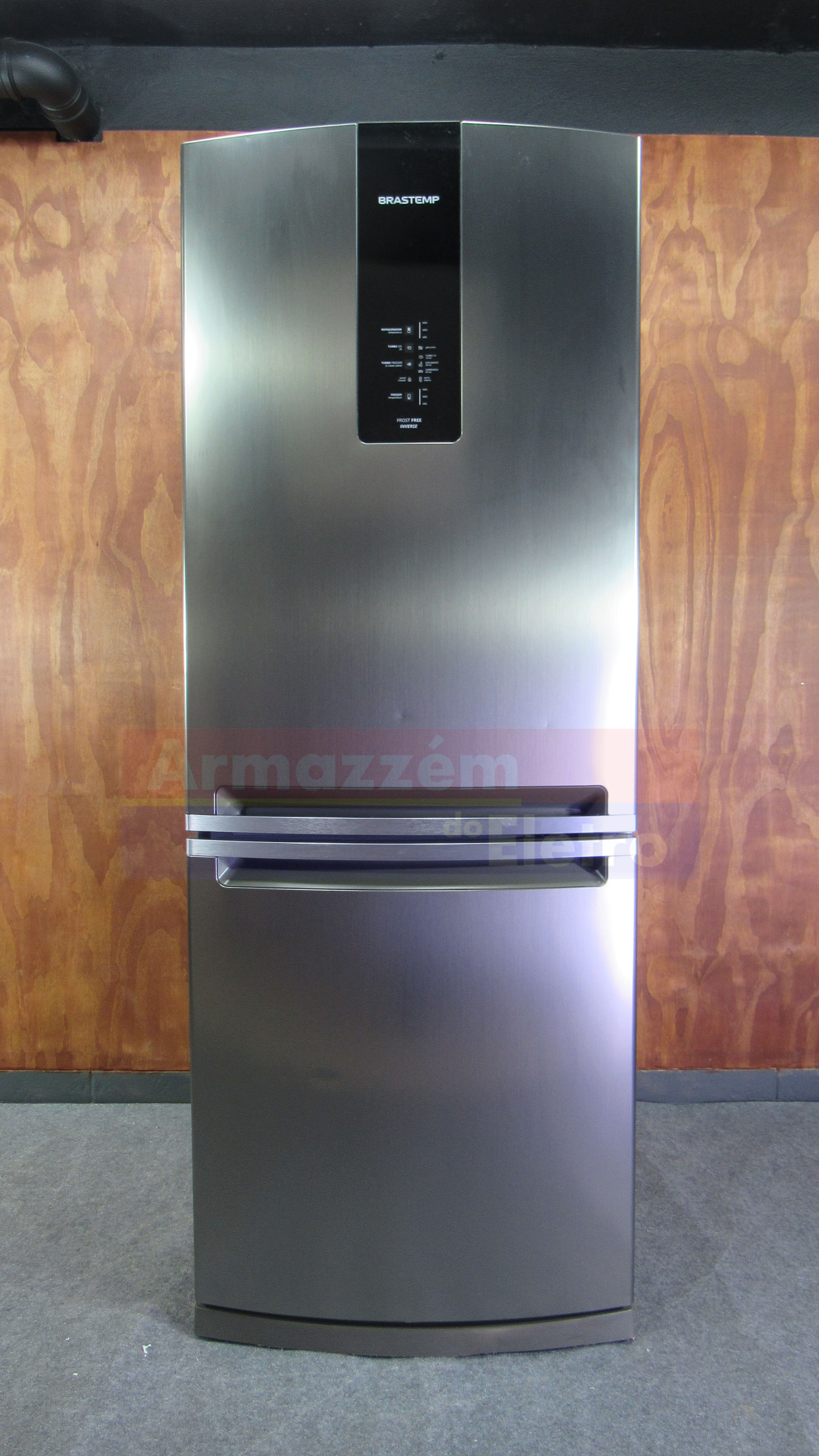 Geladeira Brastemp Frost Free Inverse 443 litros cor EVOX - 127V