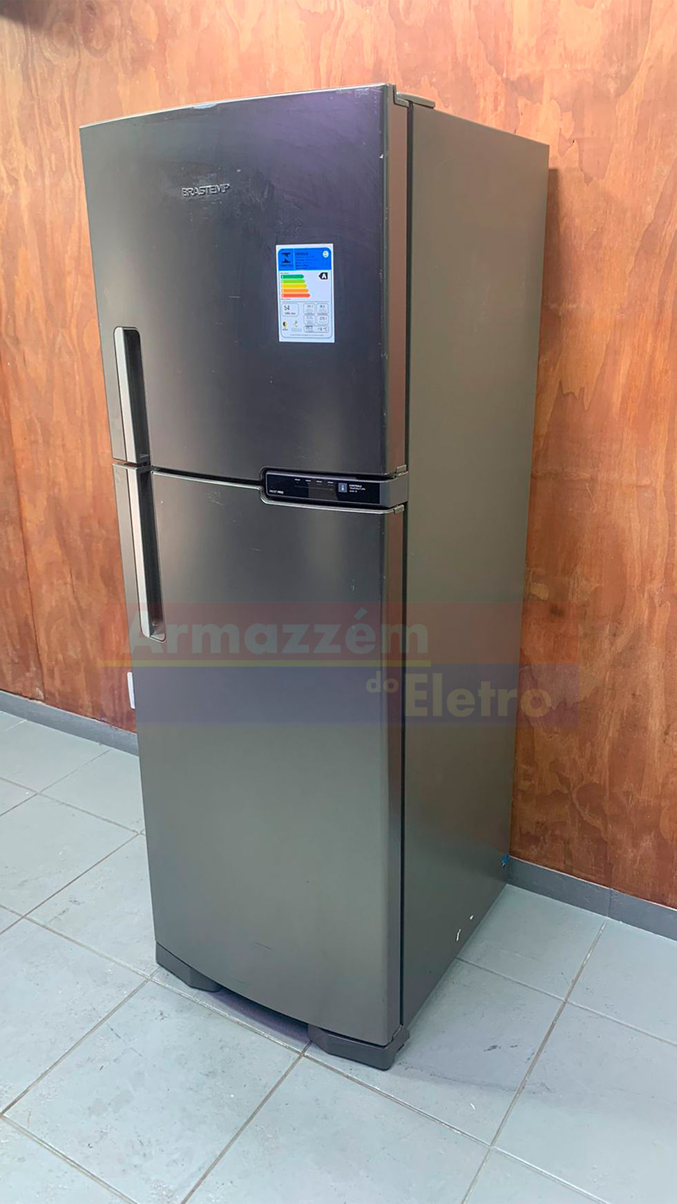 Miniatura: Geladeira Brastemp BRM44HK Duplex 375 Litros Inox (127V)