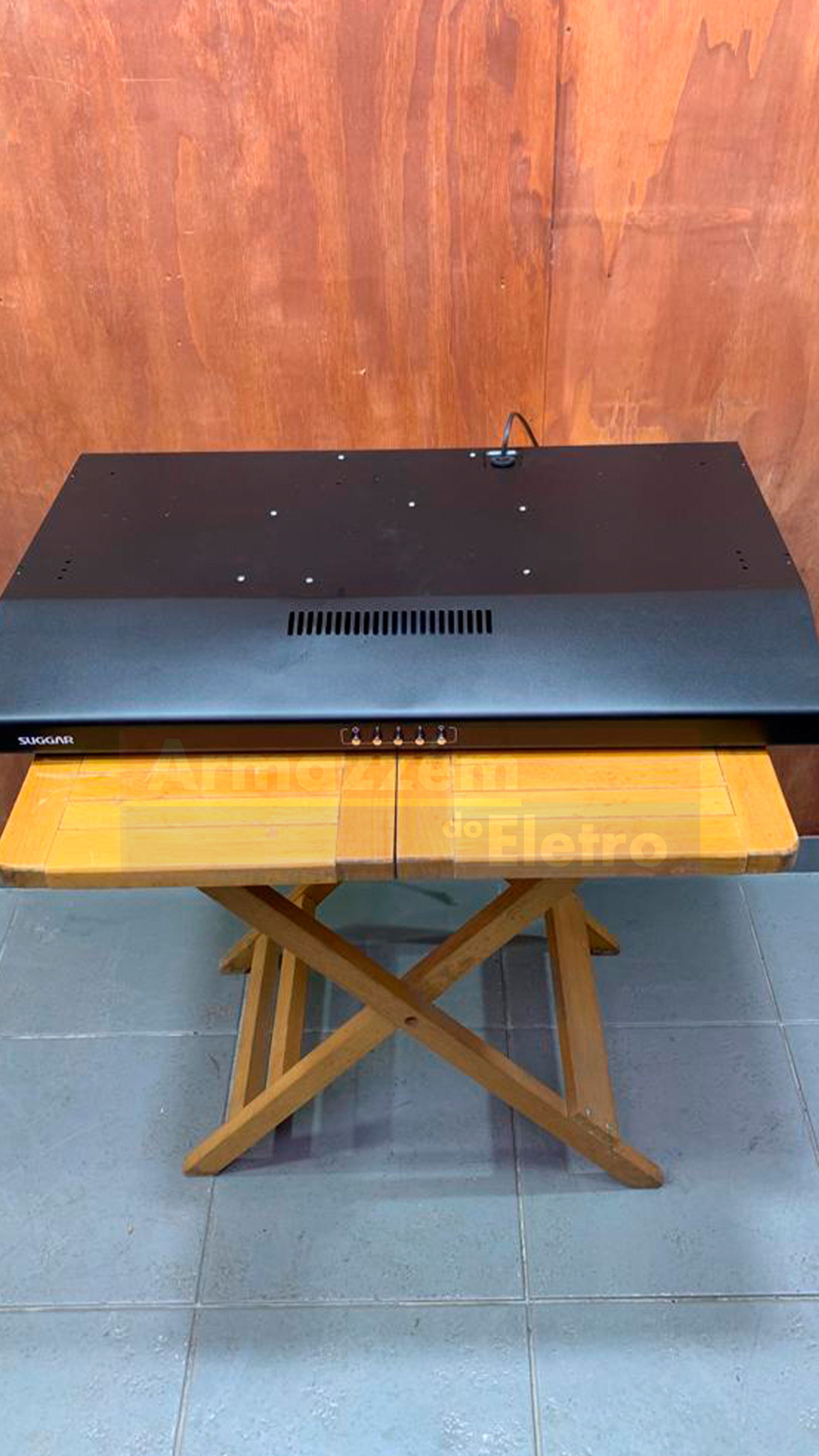 DEPURADOR DE AR SUGGAR 80CM PRETO DI81PT