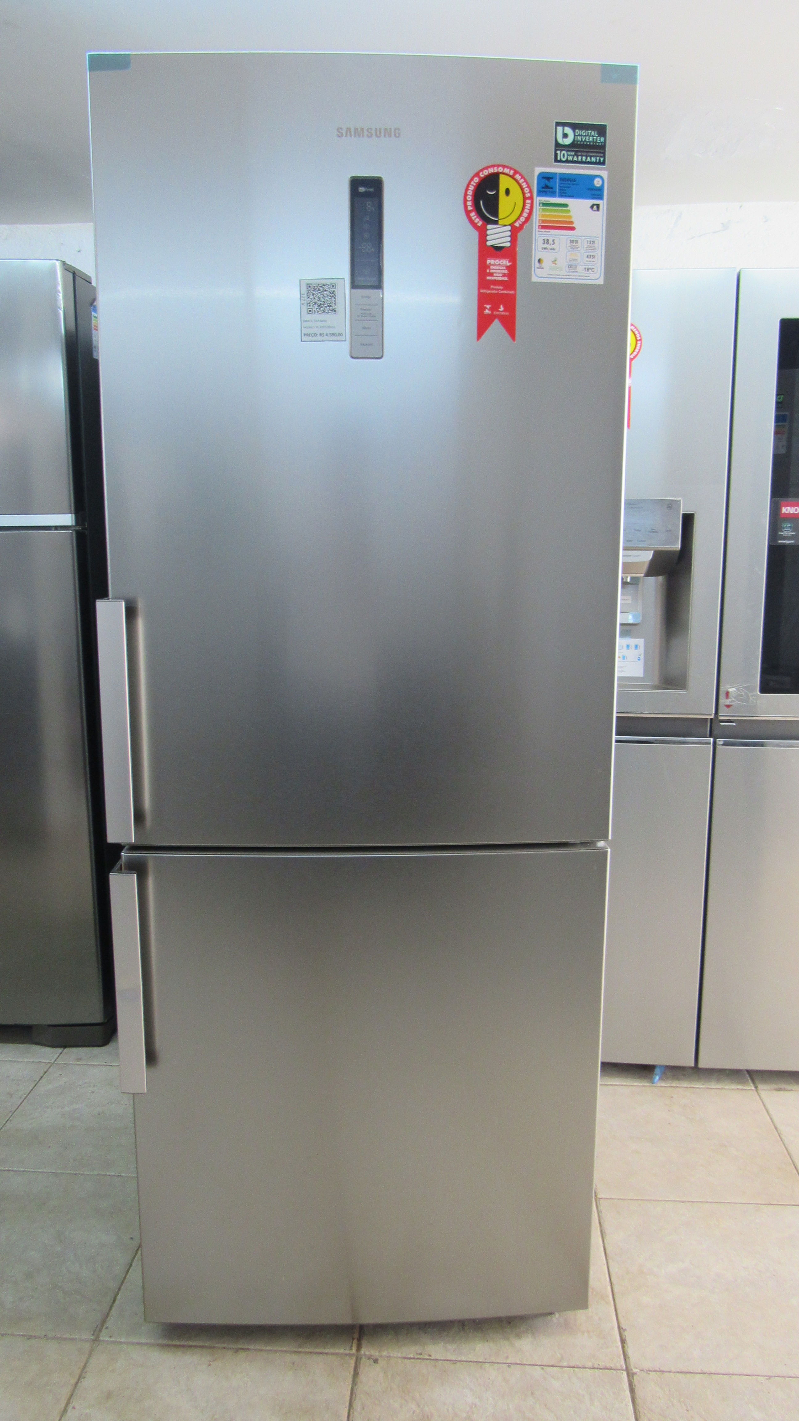 Refrigerador Samsung Modelo RL4353JBASL Inverse 435 Litros