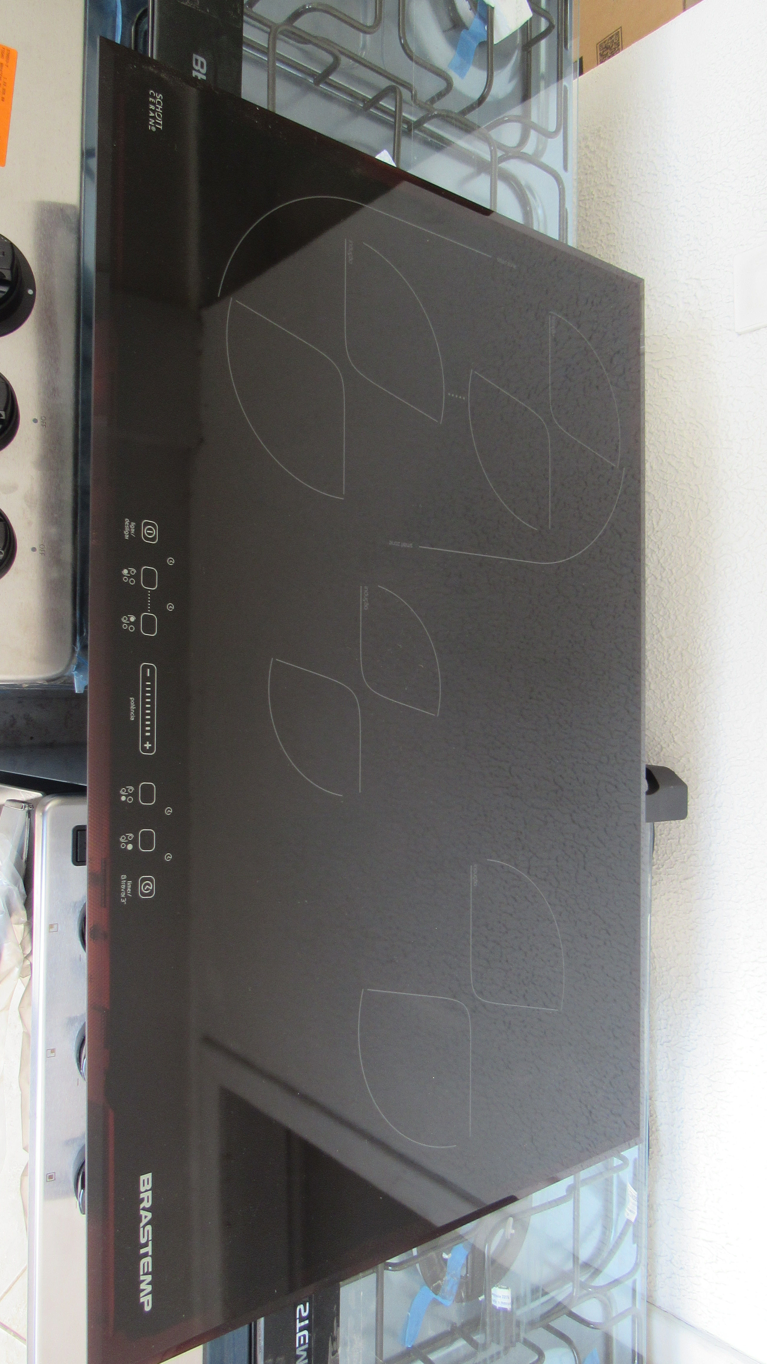 Brastemp Indução BDJ77 Cooktop 4 Bocas Preto