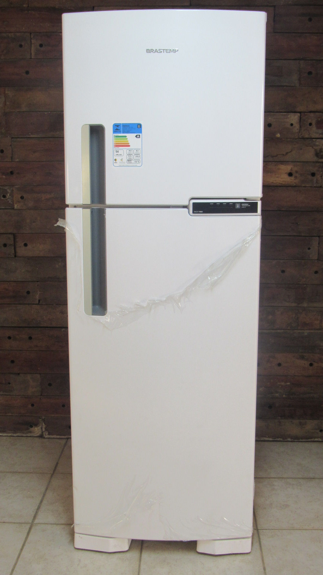 Refrigerador Brastemp BRM44HB Frost Free Duplex 374 Litros Painel Eletrônico