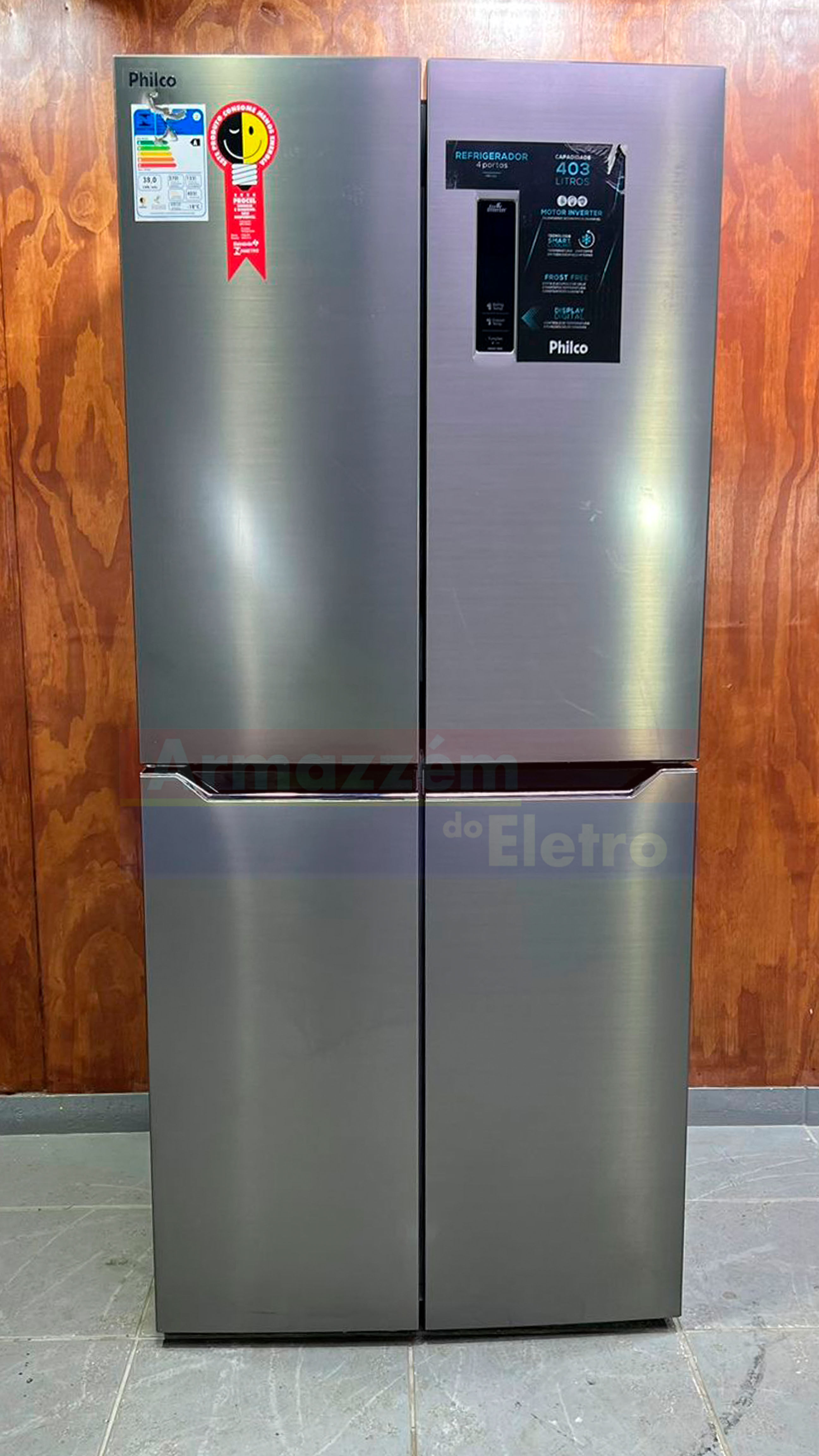 Refrigerador French Door Inverse /Inverter 403L Philco-127v