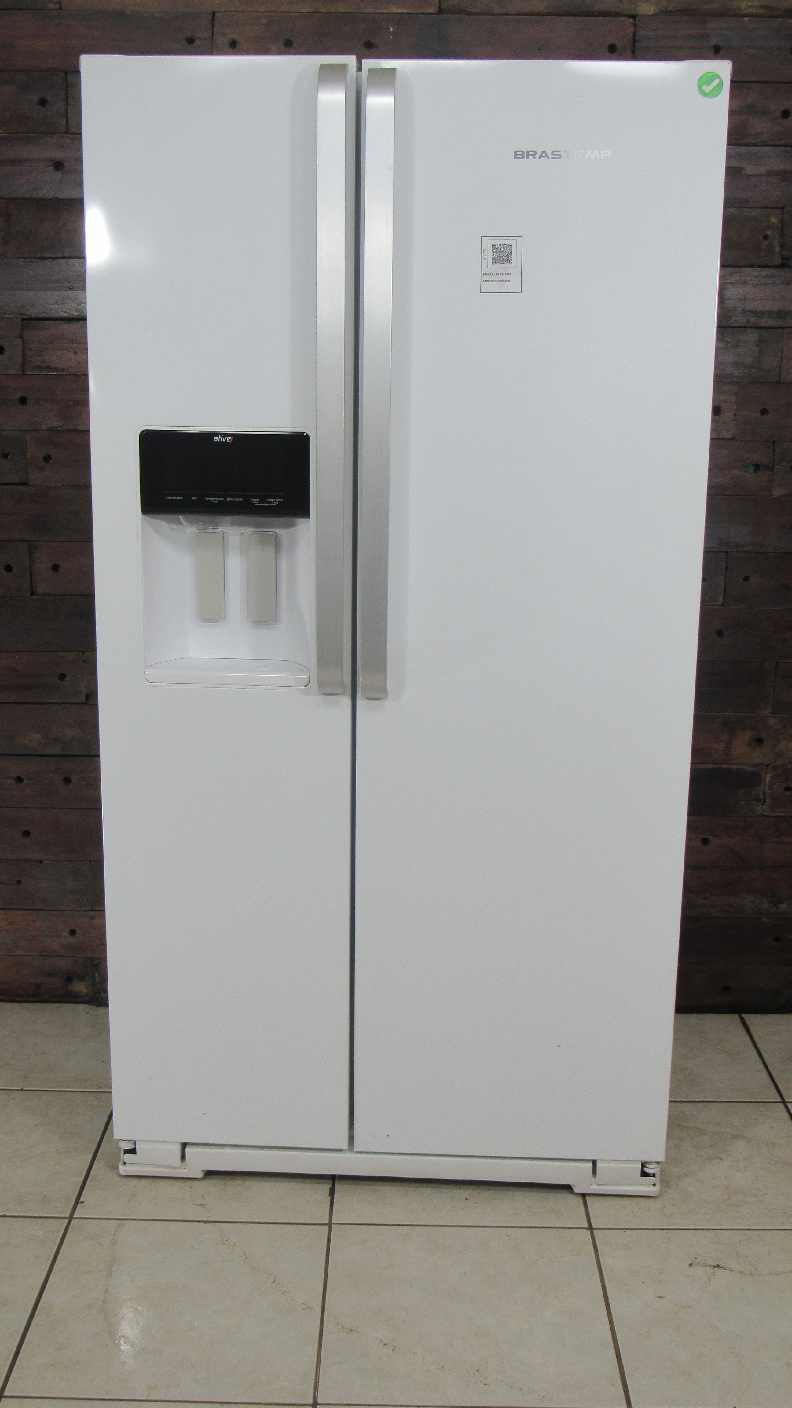 Refrigerador Brastemp Modelo BRS62CB Side by Side 560 Litros