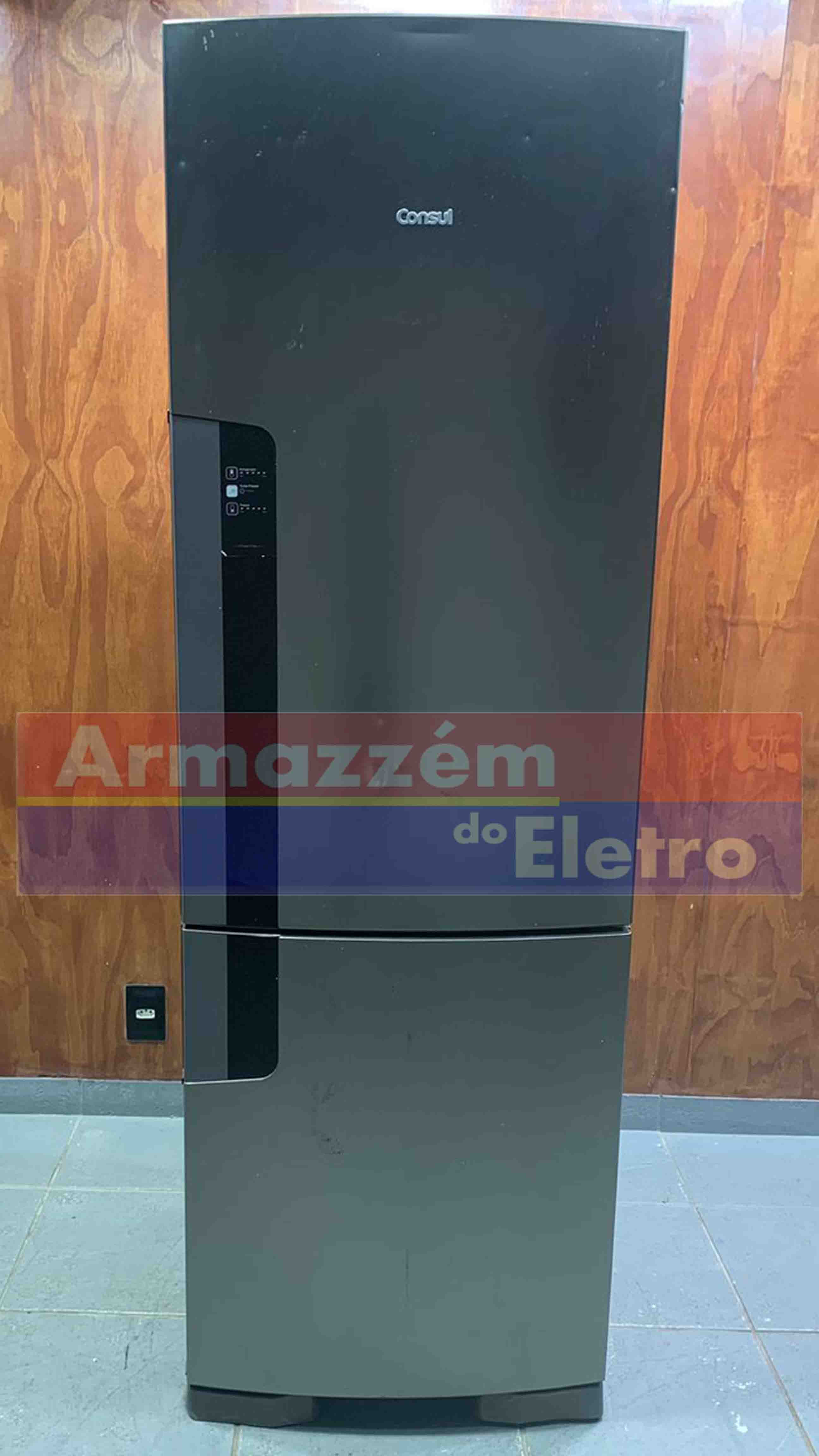 Geladeira Refrigerador 397L Frost Free Duplex Inverse CRE44BK Consul - 110V