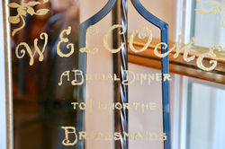 Hand Painted Welcome Sign