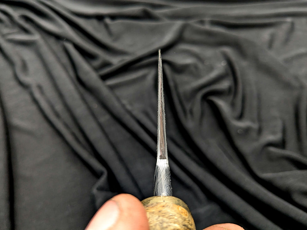 Miniaturbild: Handgeschmiedetes Damastmesser | Gyuto 235mm