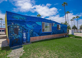 Fachada de la casa en Popotla