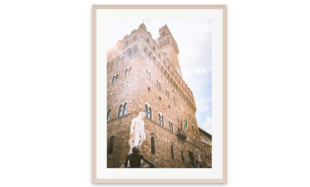 Fine art architecture photography of Palazzo Vecchio Florence