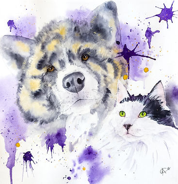 Tsuki et Jamaïgo-portrait personnalisé2.jpg