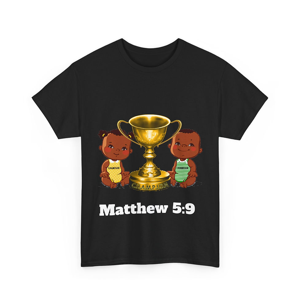 Babies C.H.A.M.P.I.O.N. MATTHEW colors UNISEX T shirt