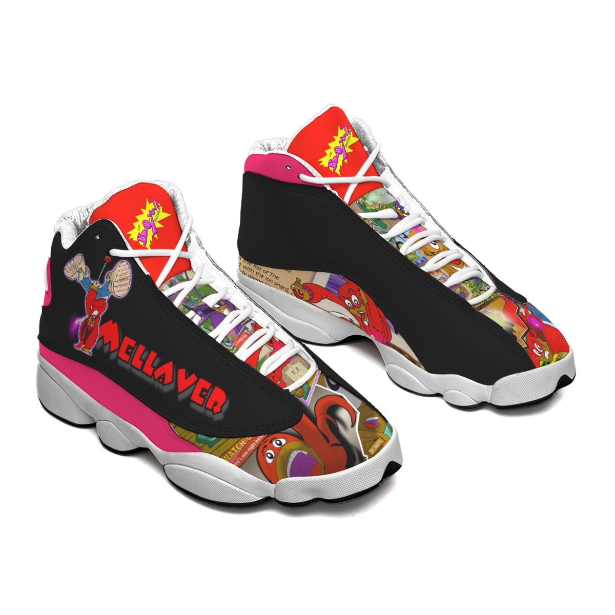 BYM Curved Basketball Shoes (Mellaver)