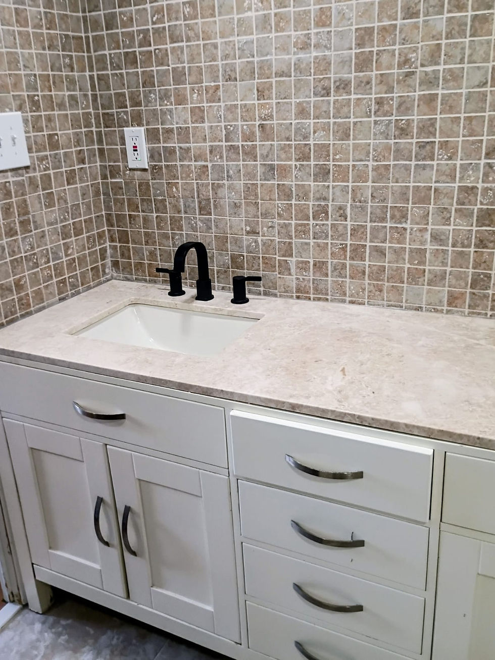 Bathroom sink remodel