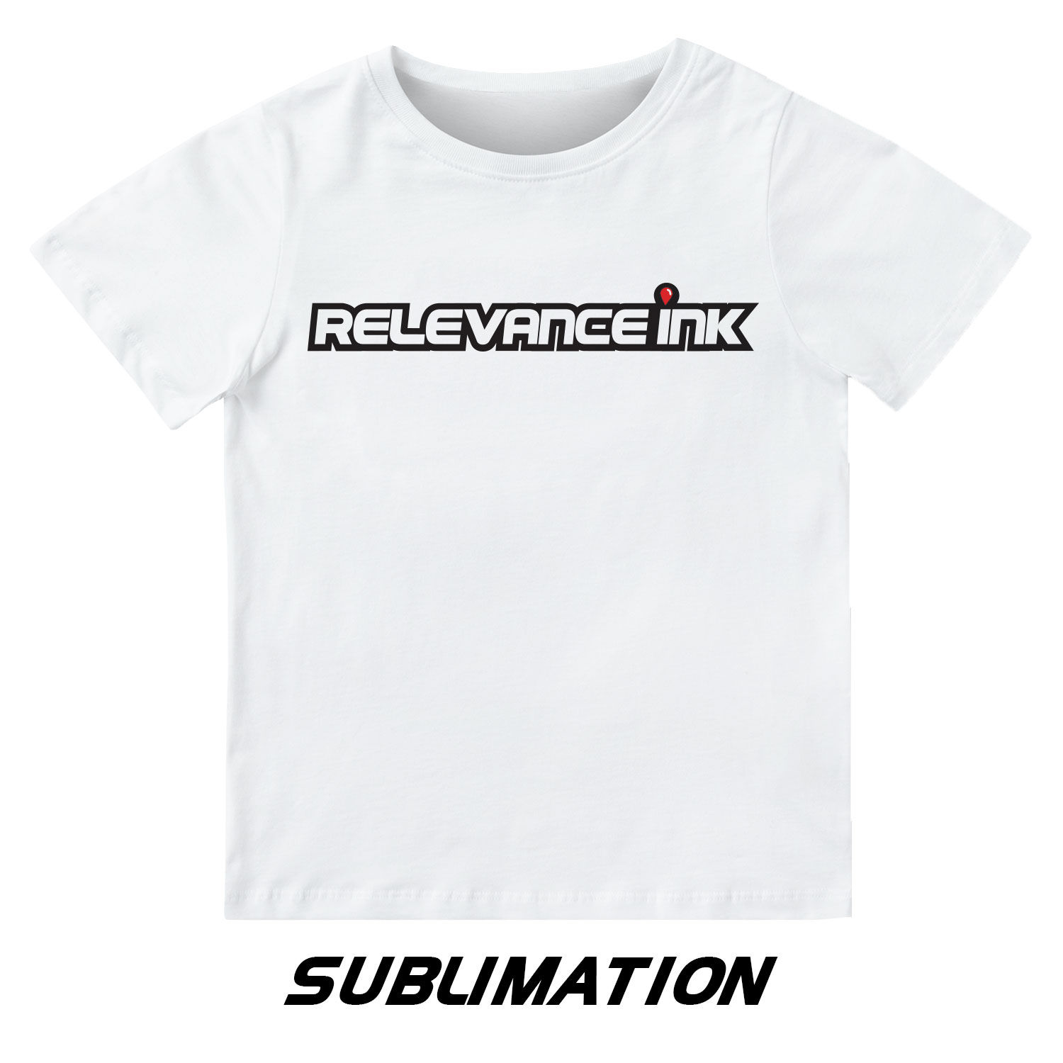 Custom White T-Shirt (1 Placement) - Sublimation