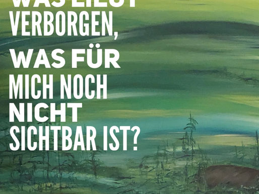 Da liegt es verborgen...